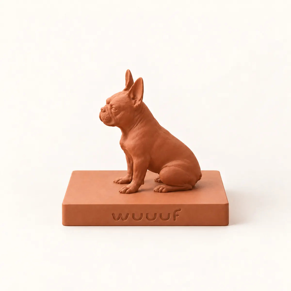 WUUUF logo on the right side of the base