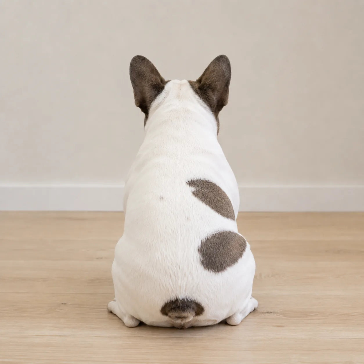 Your dog photographed from the back
